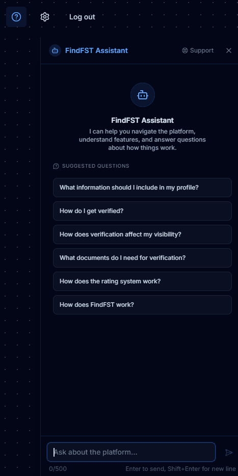 FindFST AI assistant