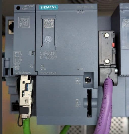 PLC with plug badly connected